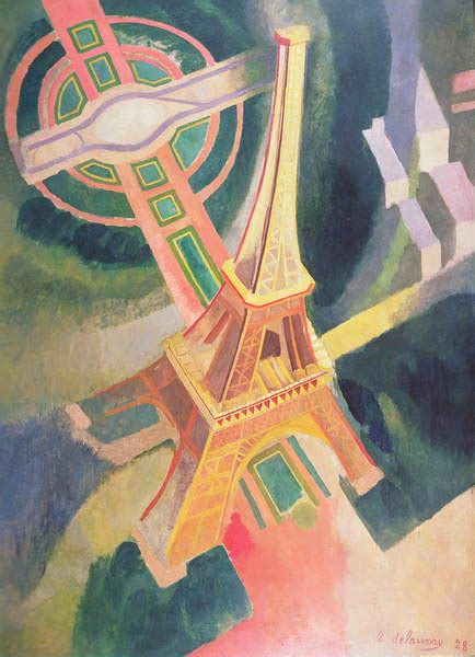 The Eiffel Tower By Robert Delaunay Buy Fine Art Print