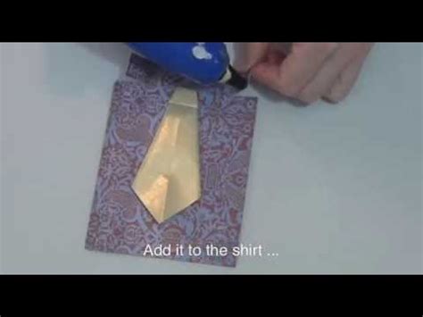 Once you flip the side your tie is now ready. How to Make Dad a shirt and tie card for Father's Day ...