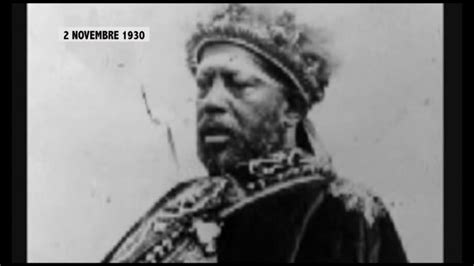 Novembre 1930 Hailé Sélassié 1er Est Sacre Empereur Dethiopie à Addis