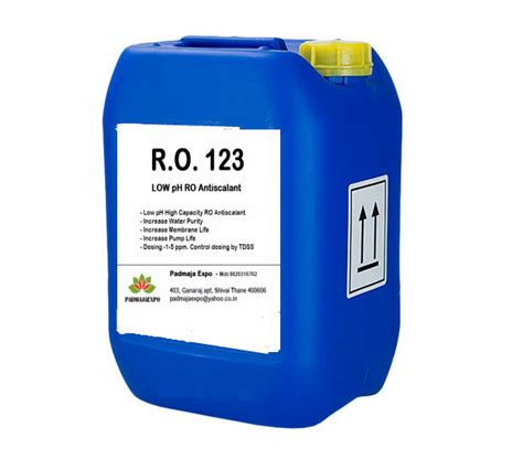 Ro Membrane Treatment Chemicals Ro Antiscalant Chemical Grade Standard