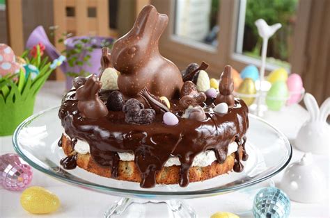 Recette de gâteau noisettes et chocolat de Pâques