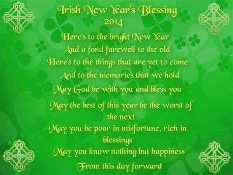 Happy New Year Irish Blessing Newsyearj