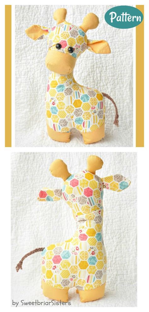 Adorable Giraffe Sewing Patterns