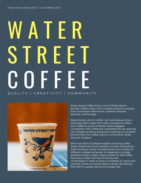 Water Street Coffee Joint Mock Up Ryan Chilton