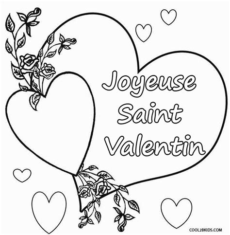 Coloriages Saint Valentin Coloriages Gratuits à Imprimer