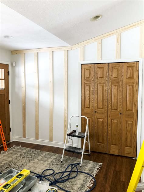 How To Install Board And Batten As An Accent Wall Grace In My Space