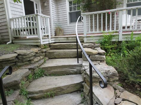 Whether for your deck, patio, pool, or balcony, using wrought iron or aluminum. How To Install Handrails For Porch Steps — Randolph Indoor ...