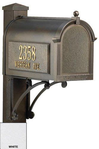 Superior Personalized Mailbox Package 56x10wx24d White By Home