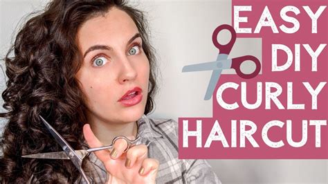 Easy Diy Haircut For Curly Hair Youtube
