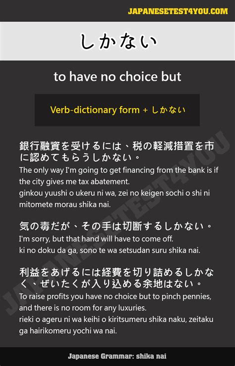 Learn Jlpt N Grammar Shika Nai Japanesetest You 87843 The Best Porn