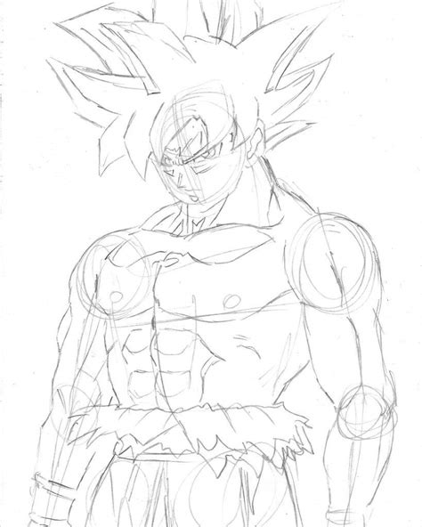Como Colorear A Goku Ultra Instinto Dominado Paso A Pasohow To Draw Images