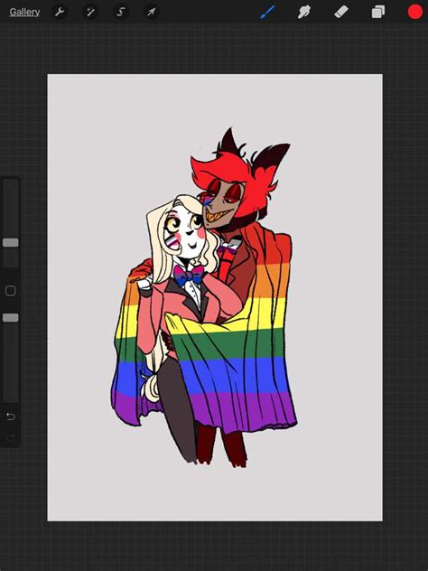 Happy pride day and month made this video on #blender3d you celebrate this #prideathome #diadelorgullo orgullo 2020 love wins lgtb lgtbi lgtbiq lgtbiq+ lgbt+. Happy Pride Month!! | Hazbin Hotel (official) Amino
