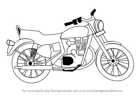 See more ideas about biker, biker art, cartoon. Learn How to Draw a Motorcycle (Two Wheelers) Step by Step ...