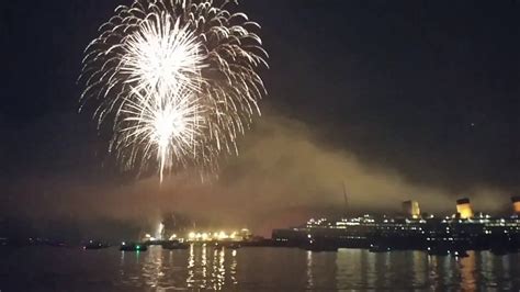 2017 4th Of July Queen Mary Fireworks Show Youtube