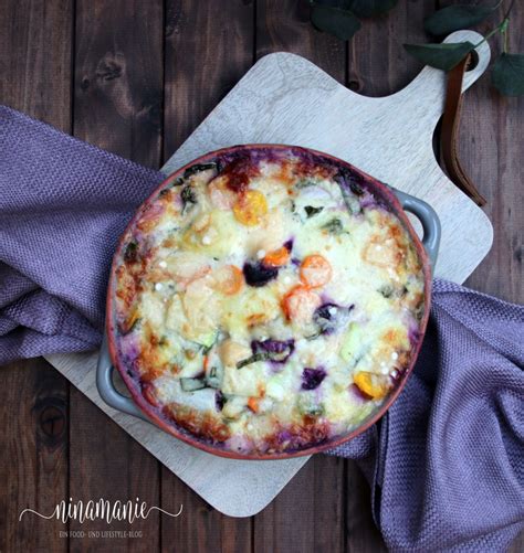 Kartoffelgratin einfach selber machen.klassisches kartoffel rezept.vegetarischer kartoffelauflauf.kartoffel beilage.zutatenliste1500 g festkochende. Bunter Möhren-Kohlrabi-Kartoffel-Auflauf - Ninamanie