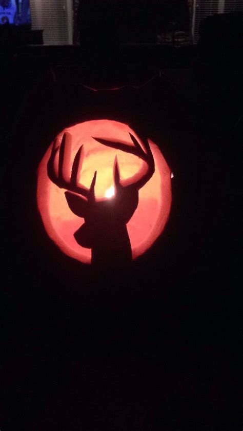 Deer Pumpkin Carving Halloween Stencils