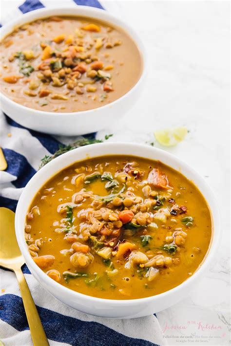Easy Lentil Soup Recipe Vegan And Spiced Jessica In The