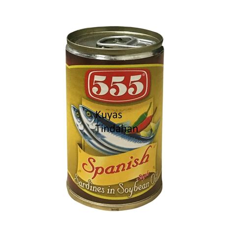 555 Spanish Style Sardines In Soya Bean Oil 155g Grocery From Kuyas