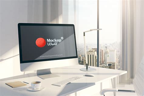 Desktop iMac Screen Mockup Free | Imac, Mockup, Imac desk ...