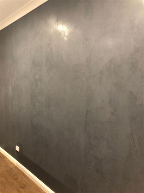 Dulux concrete effect paint in onyx edge | Concrete wall panels