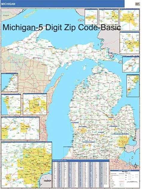 Michigan Zip Code Map From