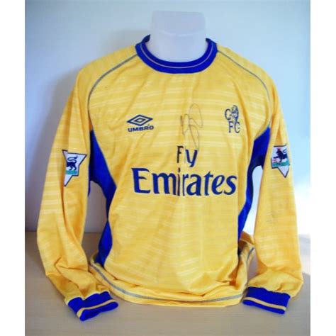 Jimmy Floyd Hasselbaink Signed 200102 Season Game Worn Chelsea Away