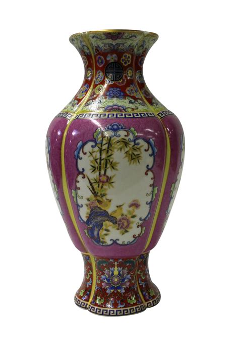 Chinese Purple Porcelain Vase on Chairish.com | Antique ...