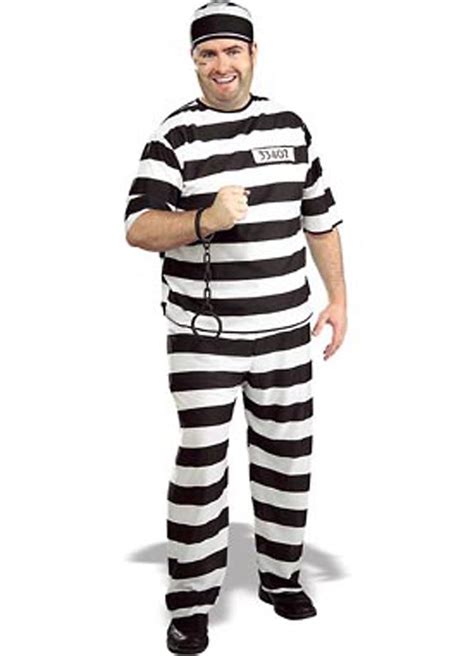 Adult Prisoner Convict Costume Rubies 888433