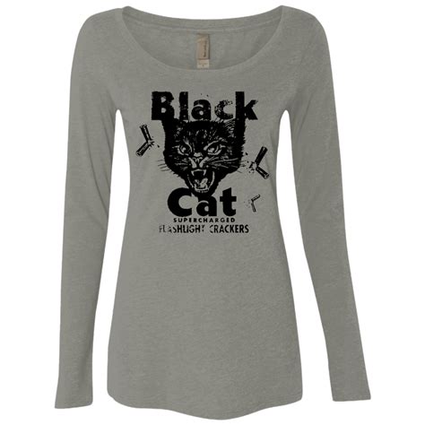 Black Cat Women’s Long Sleeve Tee Long Sleeve Tees Women Long Sleeve Tees Long Sleeve Tshirt Men