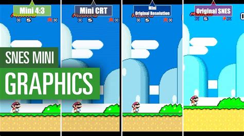 Nintendo Snes Mini Vs Snes Original Graphics Comparison Youtube
