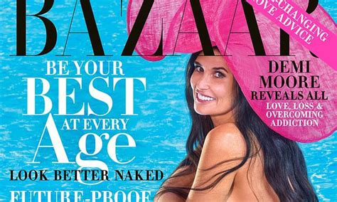 Demi Moore Poses Nude On The Cover Of A Fashion Magazine For The First Time In Years