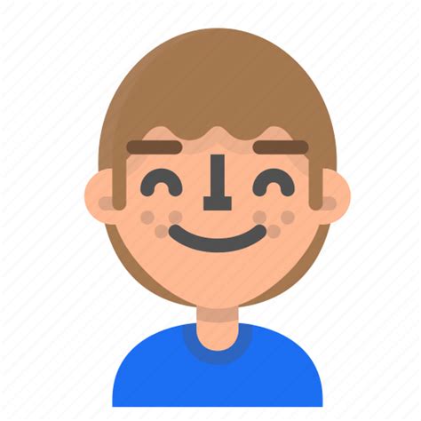 Avatar Emoji Emoticon Face Happy Man Profile Icon Download On