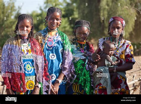 Young Fulani Women In The Seasonal Village Of Bantagiri In Northern
