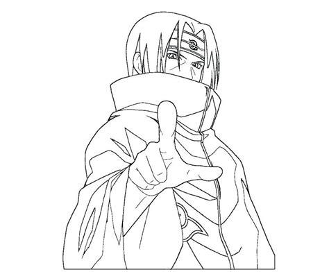 Itachi Uchiha Coloring Pages At Free Printable