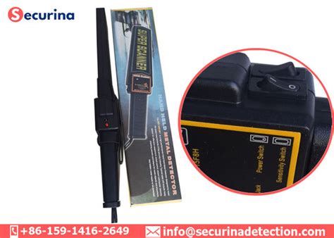 Feel free to work with the settings and test going higher, but there's no sense of putting the. Super Body Security Metal Detector Wand Continuous ...