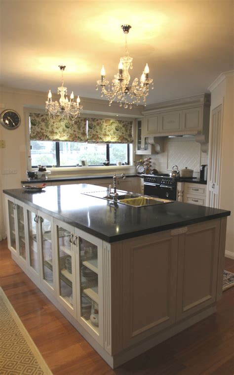 We have a variety of quaint pattern design doors, including polyurethane, vinyl or hand painted. French Provincial Country Kitchen - Farmhouse - Kitchen ...