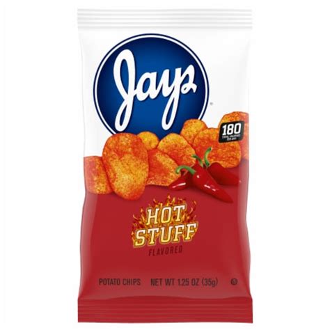 Jays Hot Stuff Hot Flavored Potato Chips 125 Oz Smiths Food And Drug