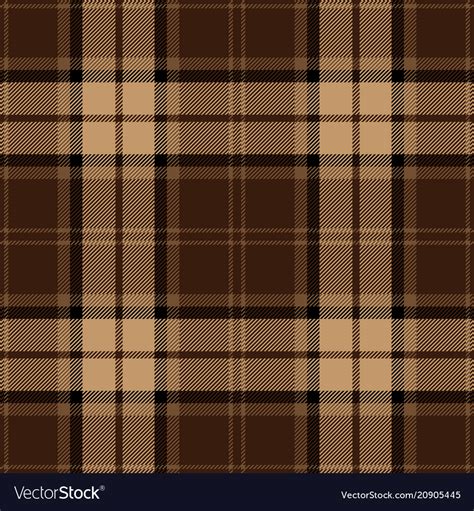 brown tartan plaid seamless pattern royalty free vector