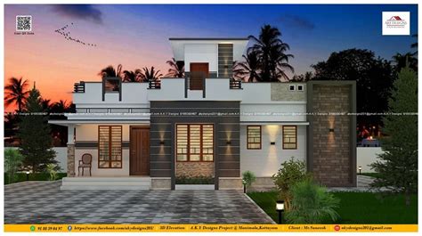 970 Sq Ft 2bhk Modern Single Storey House And Plan Home Pictures
