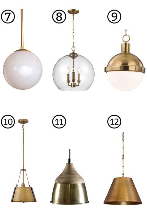 Crafted from steel in a new world bronze finish, it features an open geometric design for a modern and industrial look. The Best Gold Kitchen Island Lights - Brass is Back in the ...