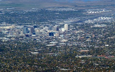 Downtown Salt Lake City Aerial View Salt Lake City Utah Photo Dean