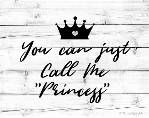 You Can Just Call Me Princess Svg Birthday Girl Svg Crown Girl Etsy