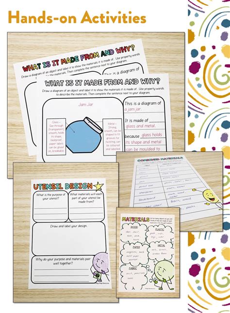 Year 2 Science Everyday Materials Ridgy Didge Resources Australia