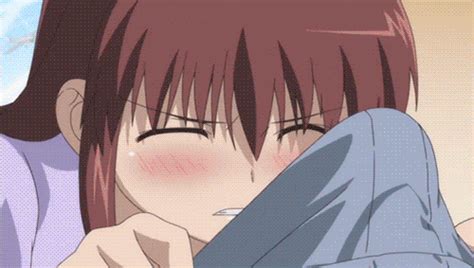 Suminoe Keita Suminoe Riko Kissxsis Animated Animated Gif Lowres Girl Blush Bulge
