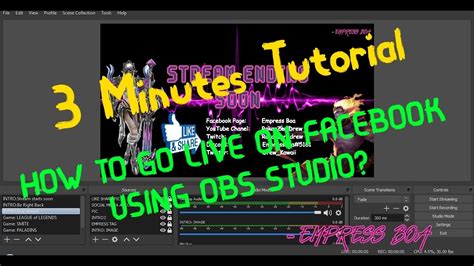 How To Go Live On Facebook Using OBS Studio YouTube