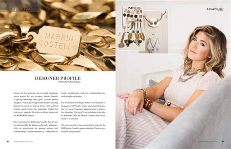 Designer Profile Marrin Costello Composure Magazine
