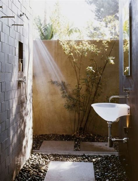 30 Outdoor Bathroom Designs Home Design Garden