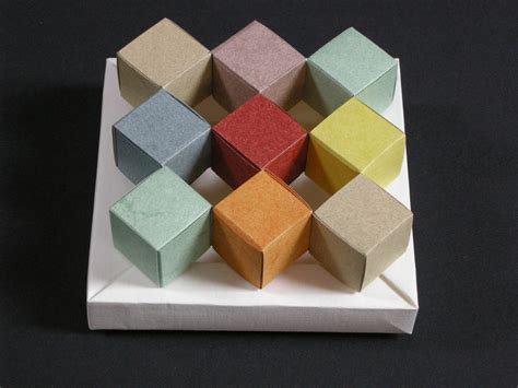 Nine Cubes From Stripes Of Elephant Hide Wobbling Wall By Flickr