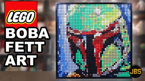 Custom Lego Boba Fett Mosaic Art Lego Star Wars Moc Youtube