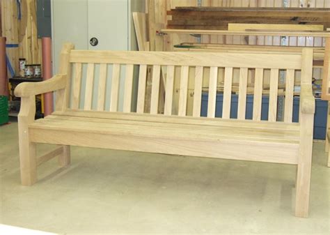 We built this bench for along side a trail. English Garden Bench | Garden bench plans, Woodworking ...